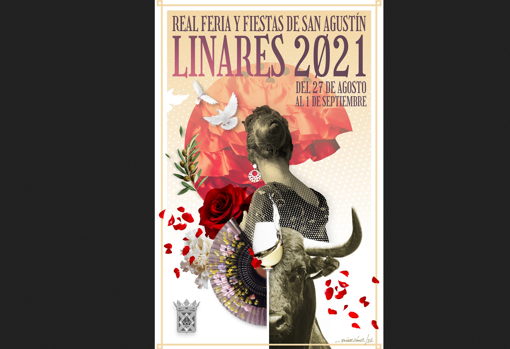 Cartel de las fiestas de Linares 2021