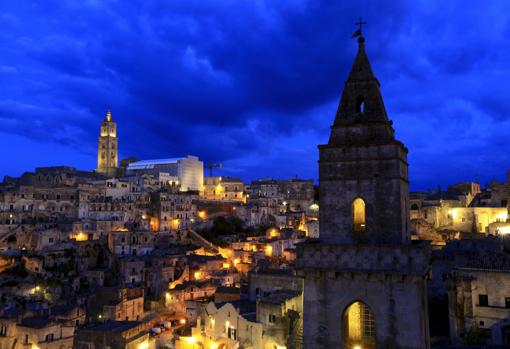 Día de tormenta en Matera