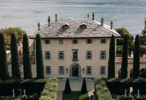Imagen de la Villa Balbiano en el Lago di Como