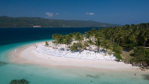 Cayo Levantado, en Dominicana