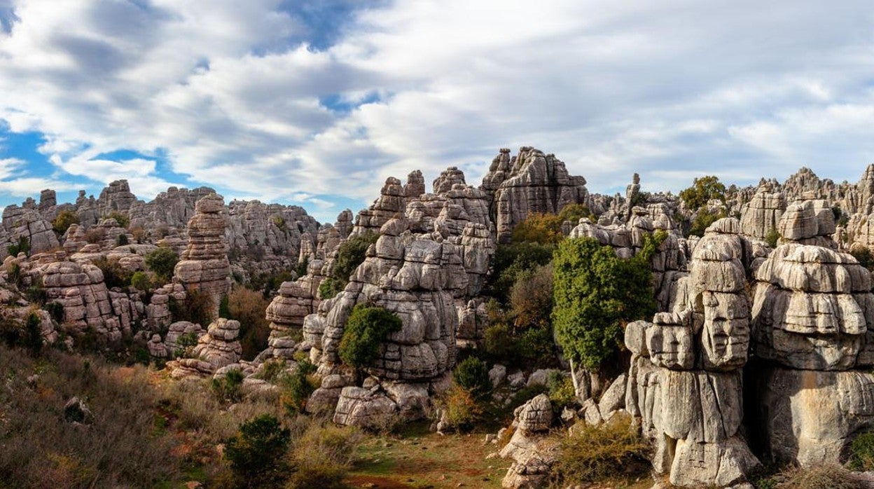 Panorámica del Torcal de Antequera