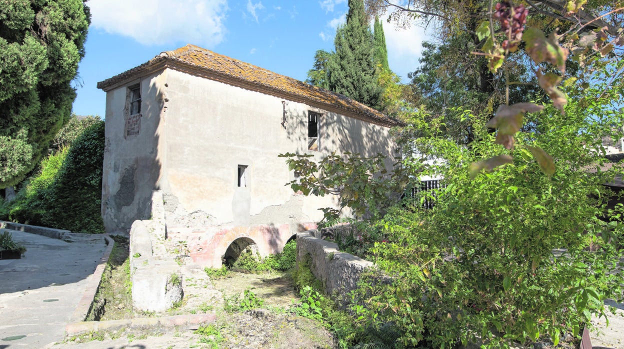 El antiguo molino, desde el Jardín Nazarí