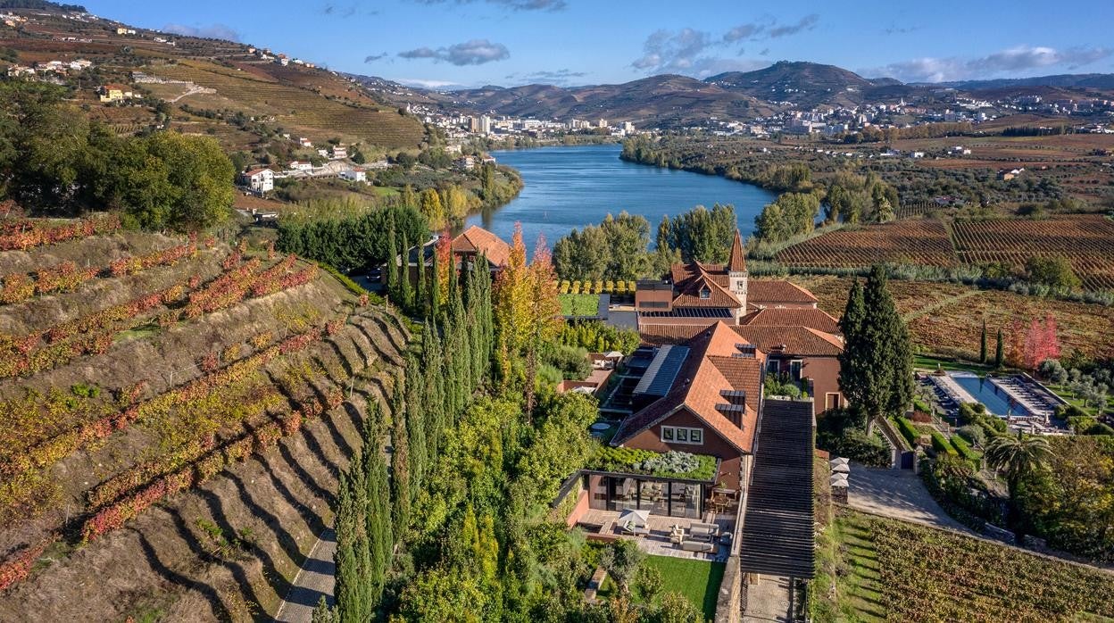 Paisaje del Six Senses Douro Valley, en el Alto Duero Portugués