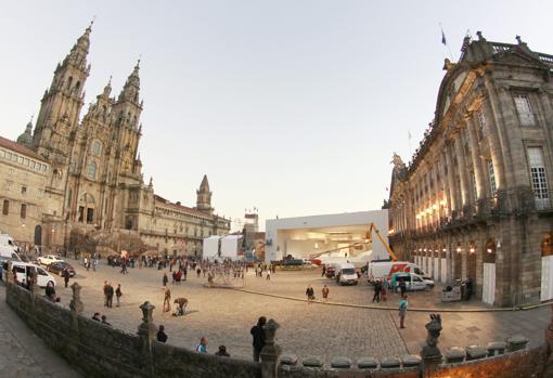 Plaza del Obradoiro, en Santiago