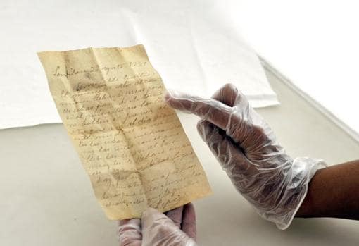 La carta de amor hallada por el Museo de la Alhambra