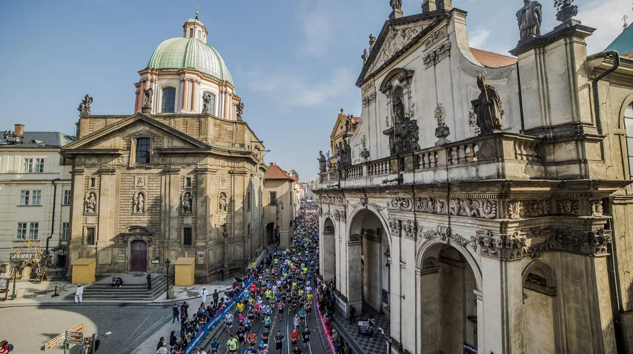 Imagen de la media maratón de Praga
