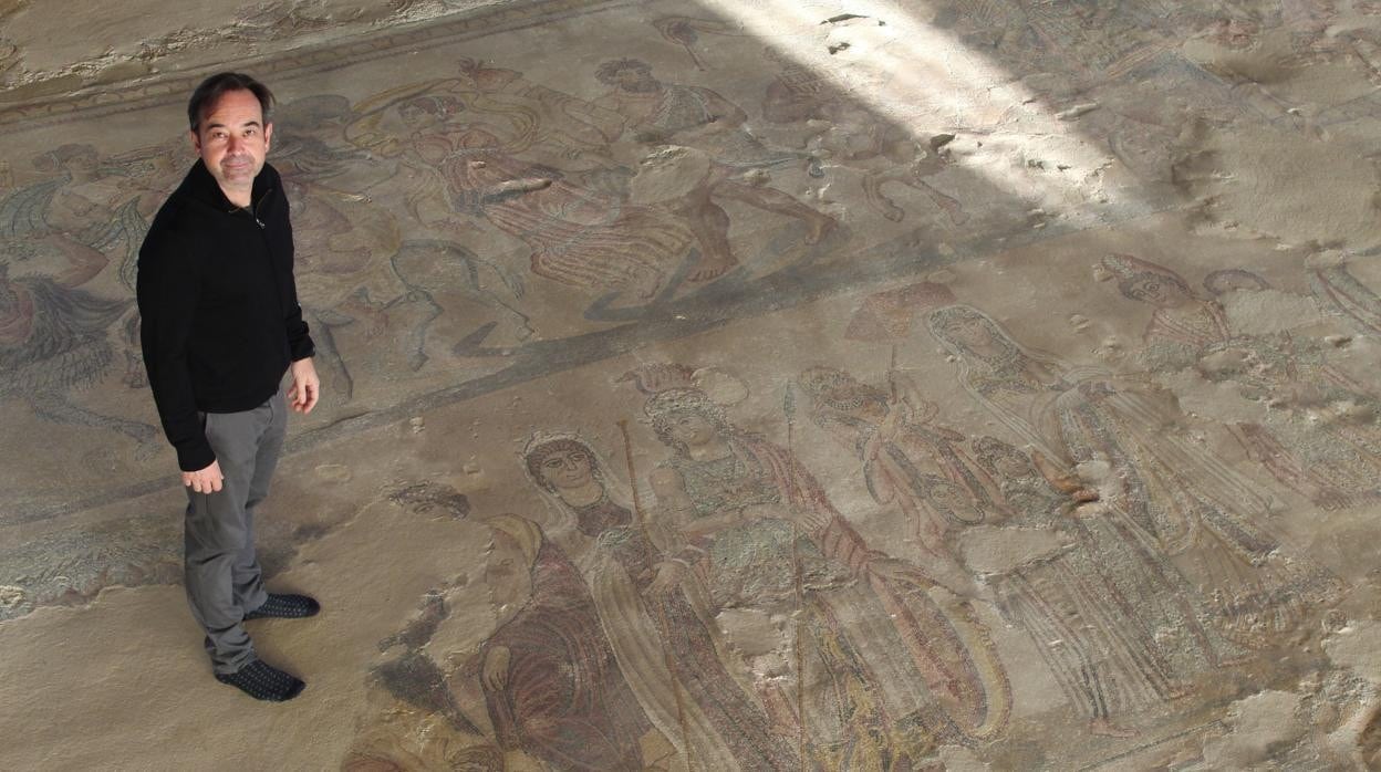 El mosaico conocido más grande del Imperio romano está en España