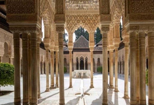 Patio de los Leones, en la Alhambra