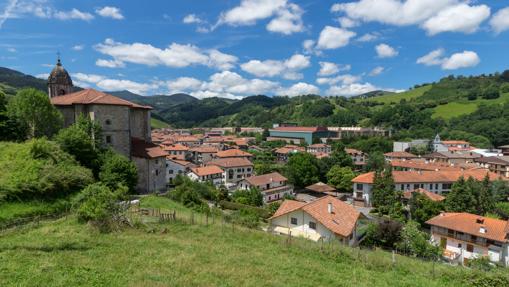 Imagen del pueblo de Lesaka