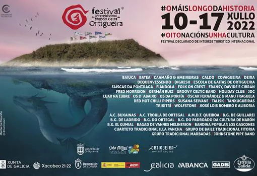 Cartel del festival de Ortigueira
