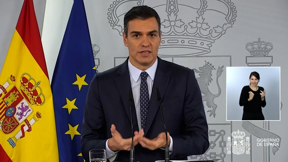 Pedro Sánchez defiende el estado de alarma: «Es lo más eficaz para contener y mantener a raya el virus»